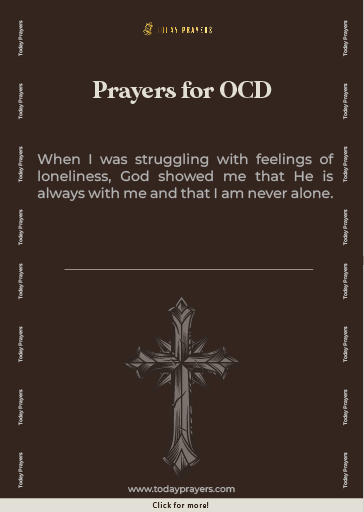 Strong Prayers for OCD
