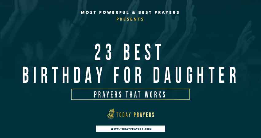 Birthday Prayer for Daughter