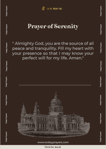 Prayer of Serenity