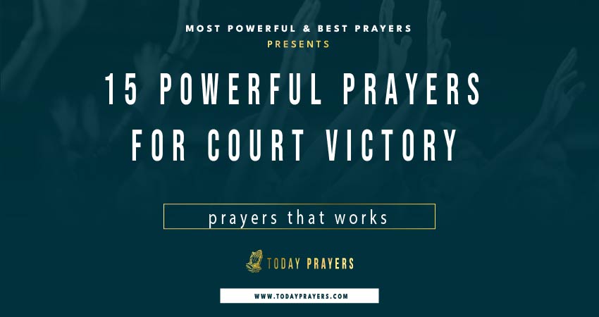 Prayers For Court Victory