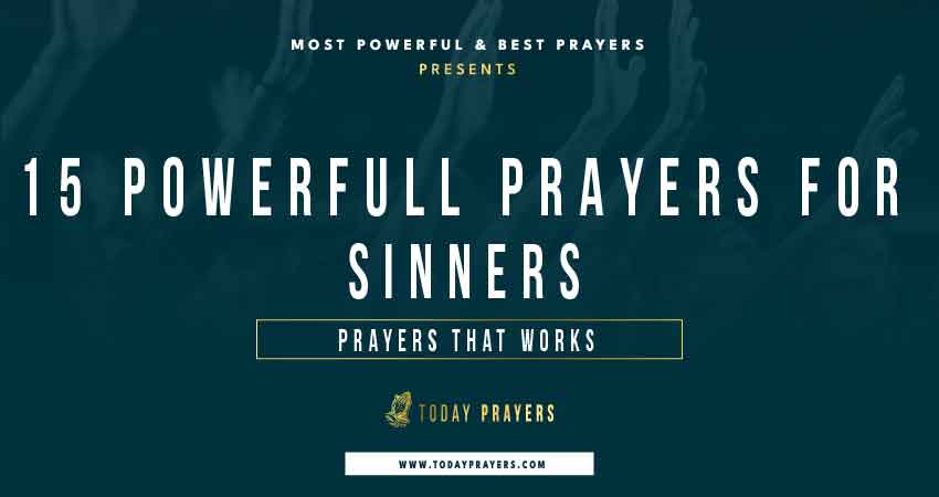Prayers For Sinners