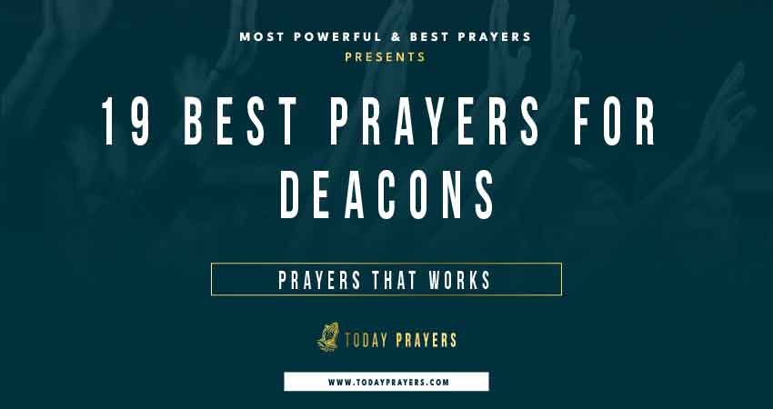 Prayers for Deacons