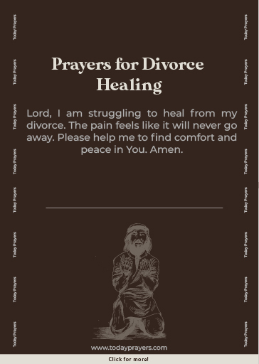 Prayers for Divorce Healing