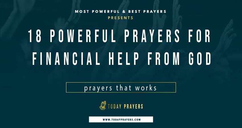 Prayers for Financial Help from God