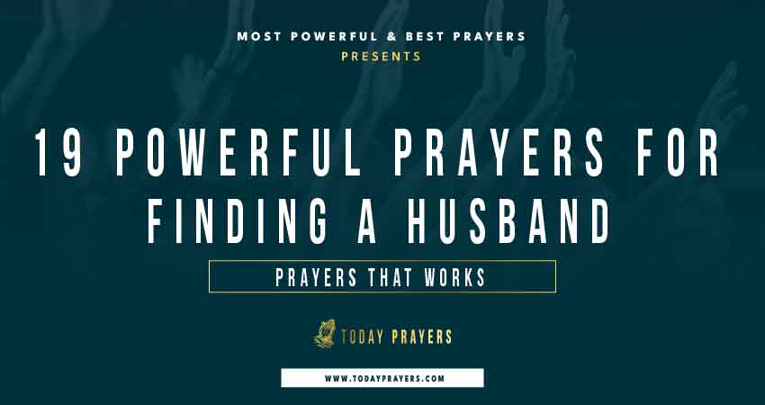 Prayers for Finding a Husband