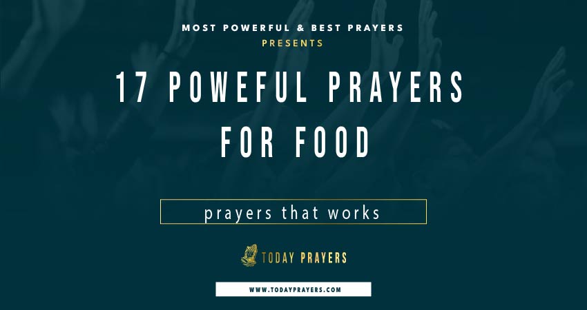 Prayers for Food