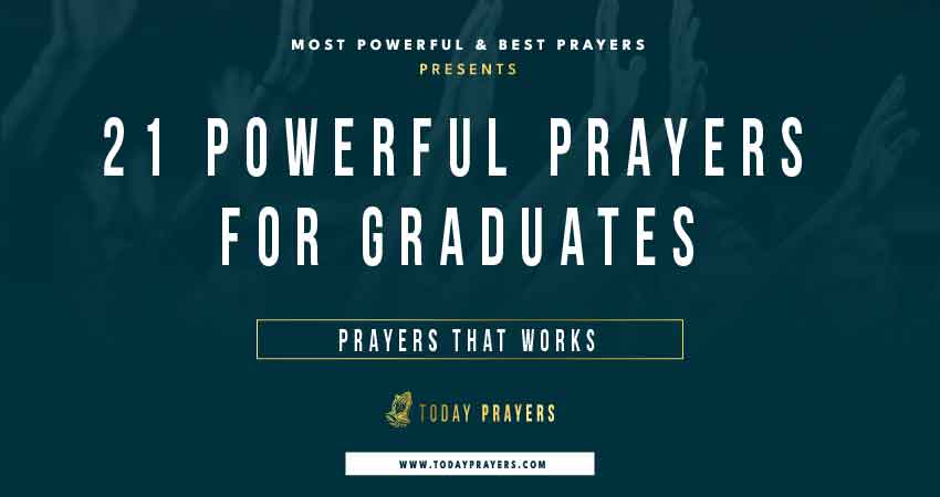 Prayers for Graduates