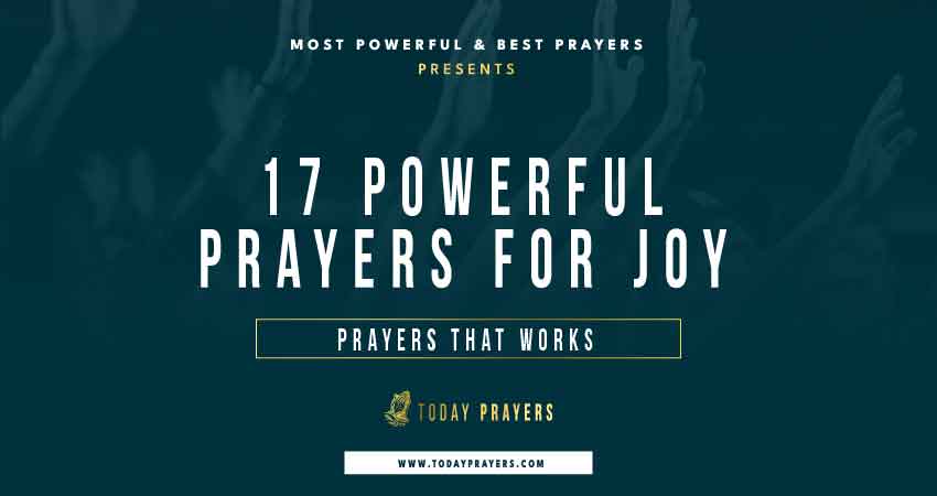 Prayers for Joy