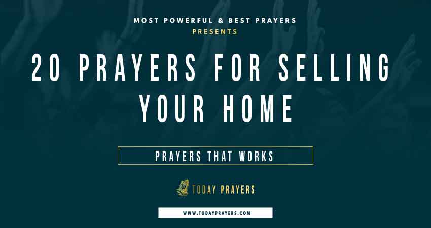Prayers for Selling Your Home