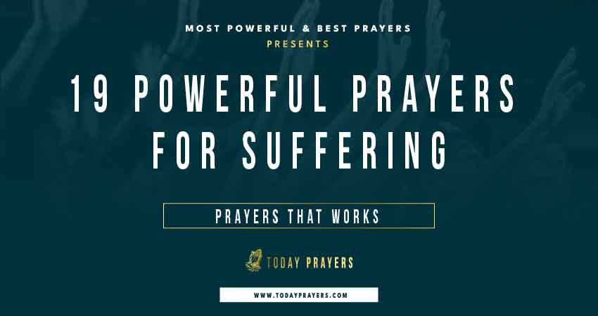 Prayers for Suffering