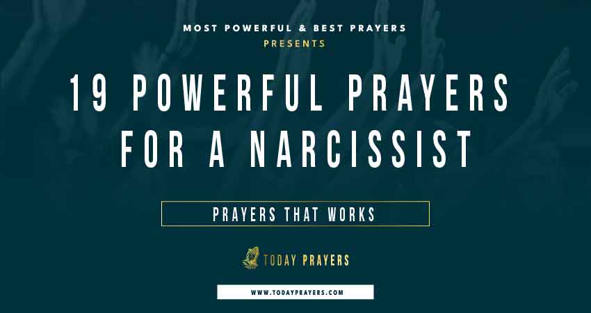 Prayers for a Narcissist