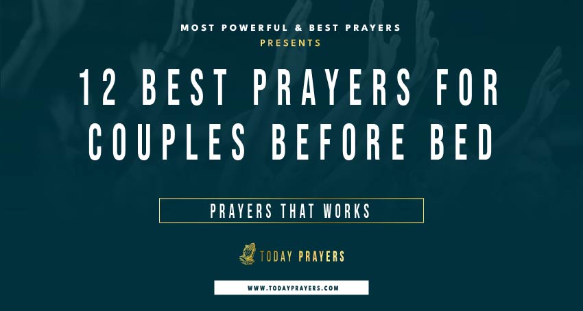 Prayers for Couples Before Bed