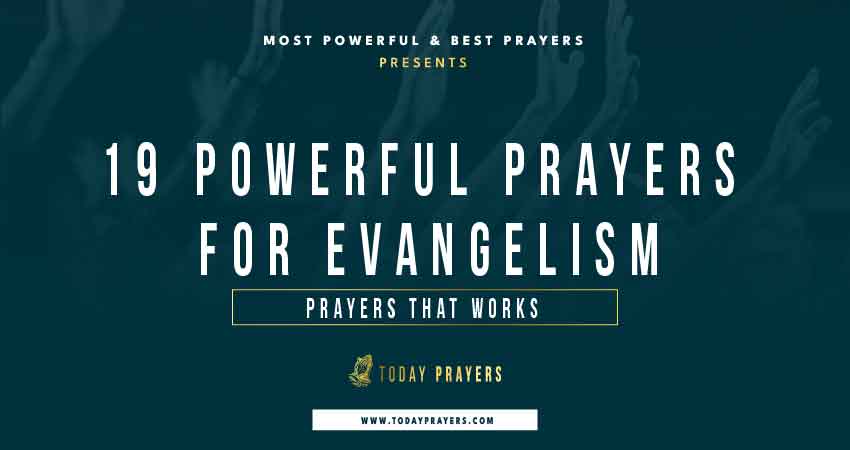 Prayers for Evangelism