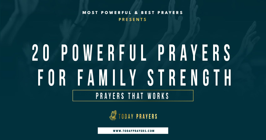 Prayers for Family Strength