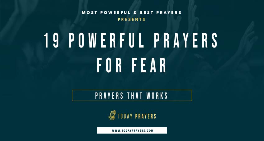 Prayers for Fear
