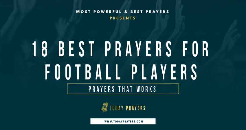 Prayers for Football Players