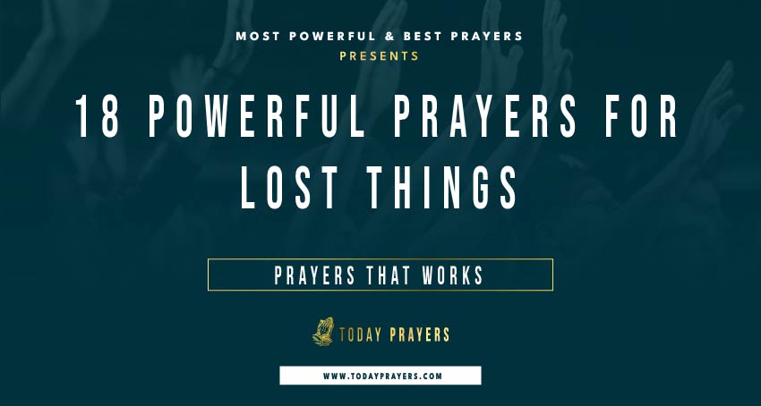 Prayers for Lost Things