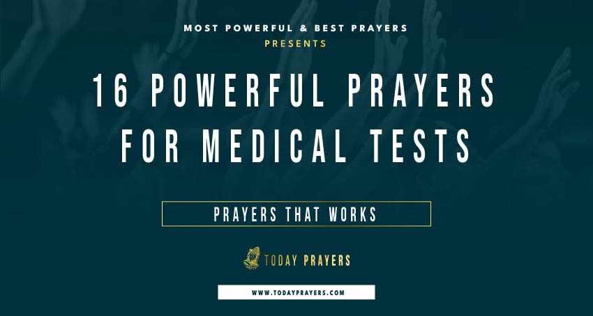 Prayers for Medical Tests