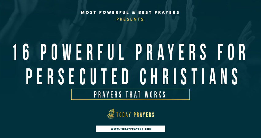 Prayers for Persecuted Christians