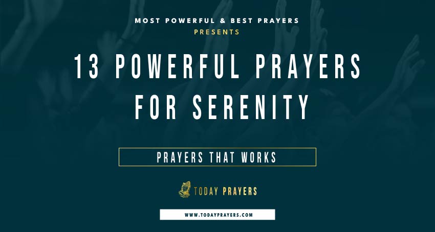 Prayers for Serenity