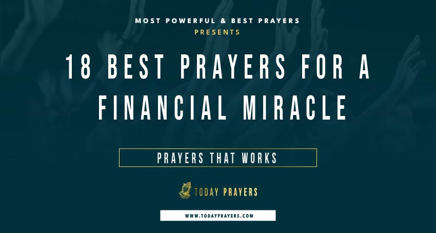 Prayers for a Financial Miracle