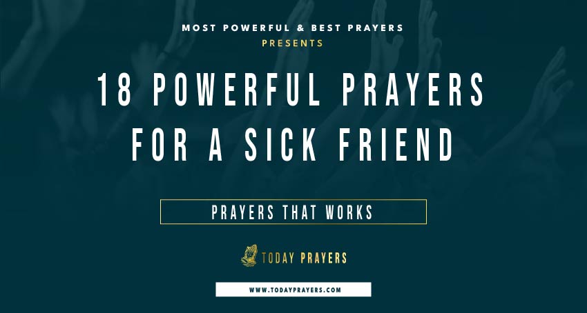 Prayers for a Sick Friend
