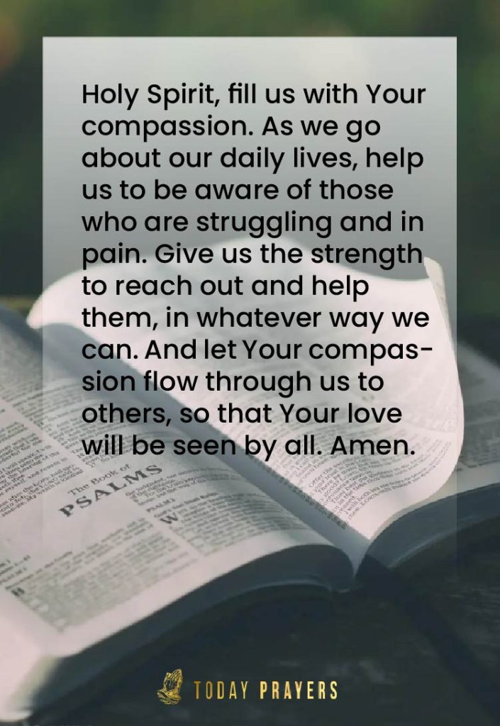 prayers for compassion and humility
