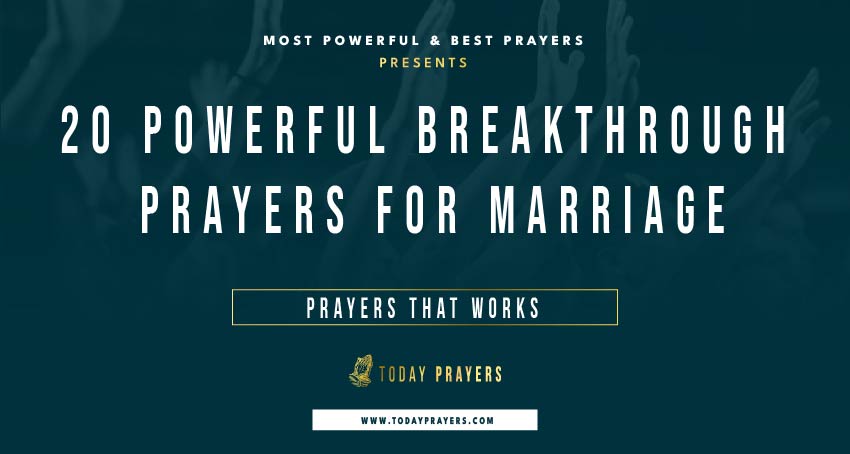 Breakthrough Prayers for Marriage