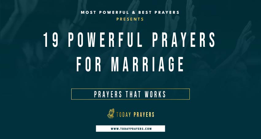 Prayers For Marriage