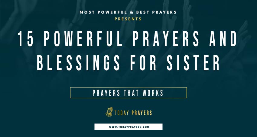 Prayers and Blessings for Sister
