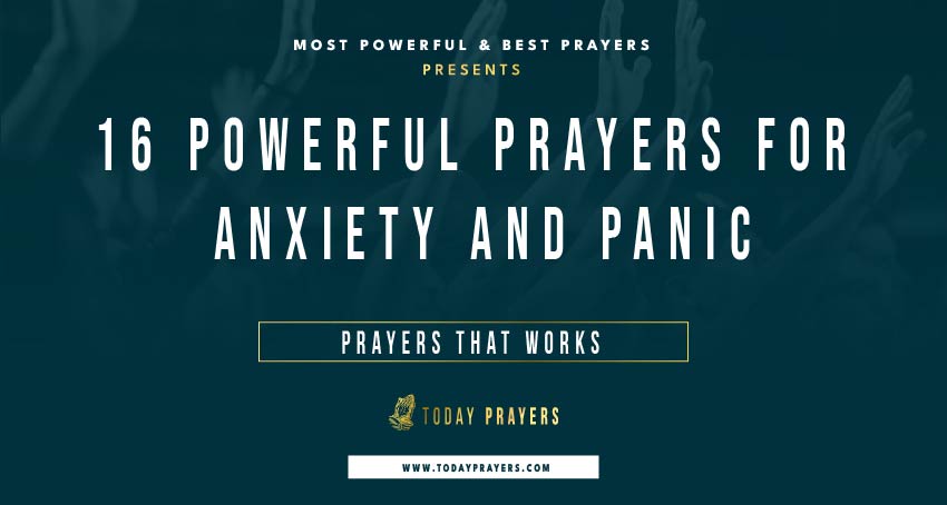 Prayers for Anxiety and Panic