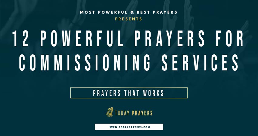 Prayers for Commissioning Services