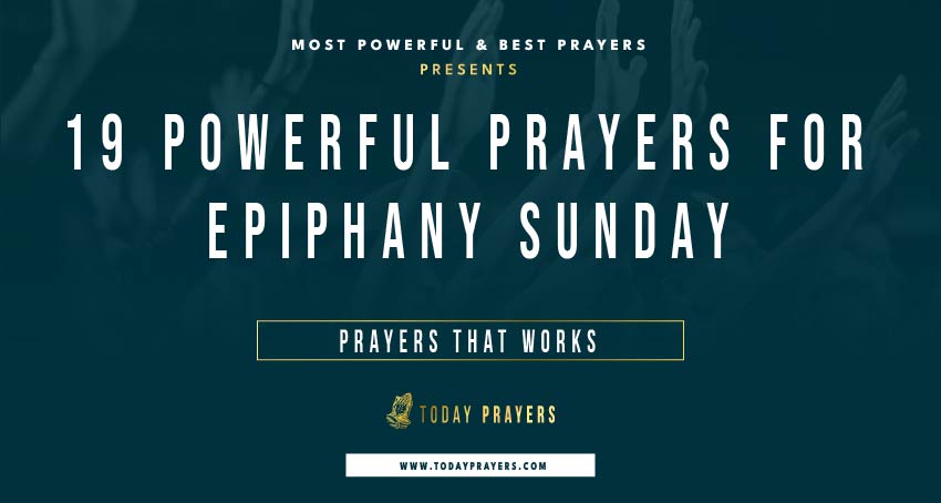 Prayers for Epiphany Sunday