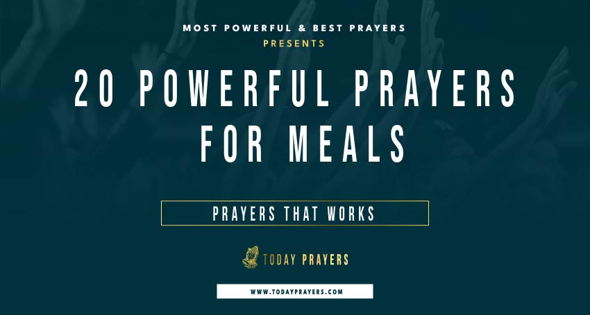 Prayers for Meals