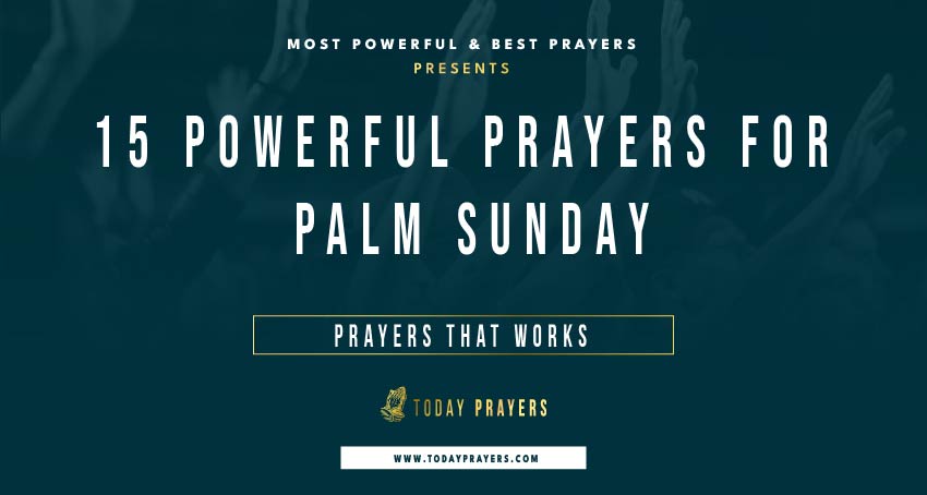Prayers for Palm Sunday