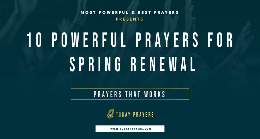 Prayers for Spring Renewal
