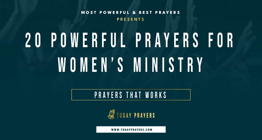 Prayers for Women’s Ministry