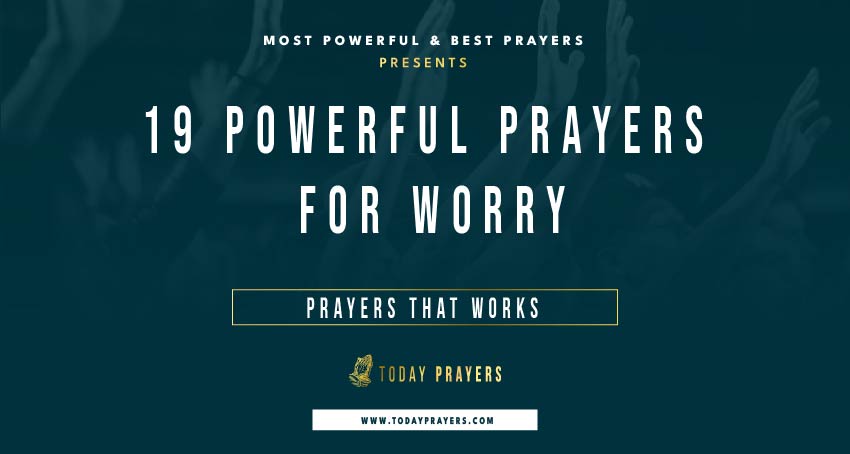Prayers for Worry