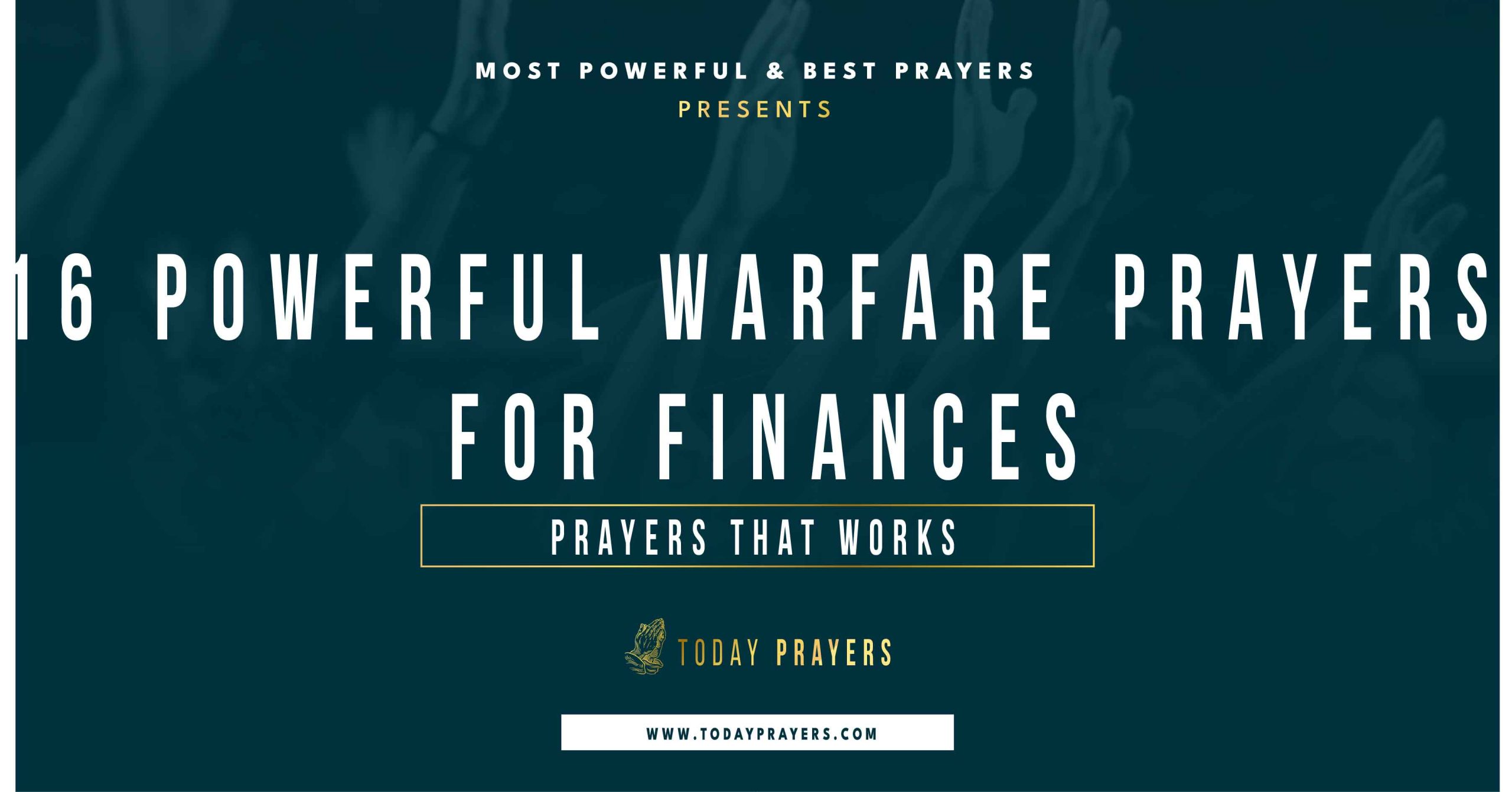 Warfare Prayers for Finances