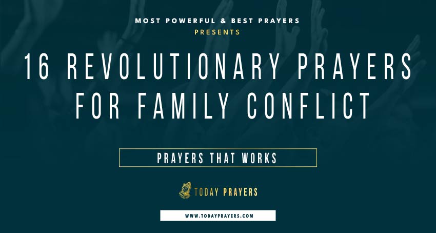 Prayers for Family Conflict