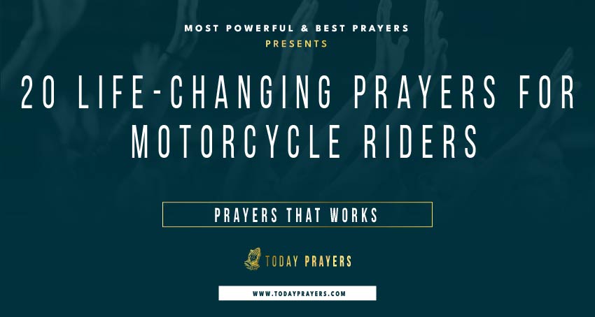 Prayers for Motorcycle Riders