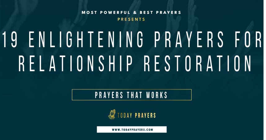 Prayers for Relationship Restoration