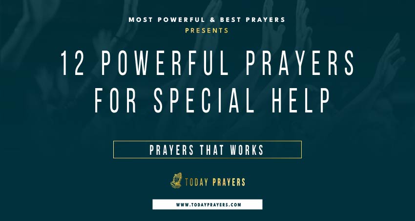 Prayers for Special Help