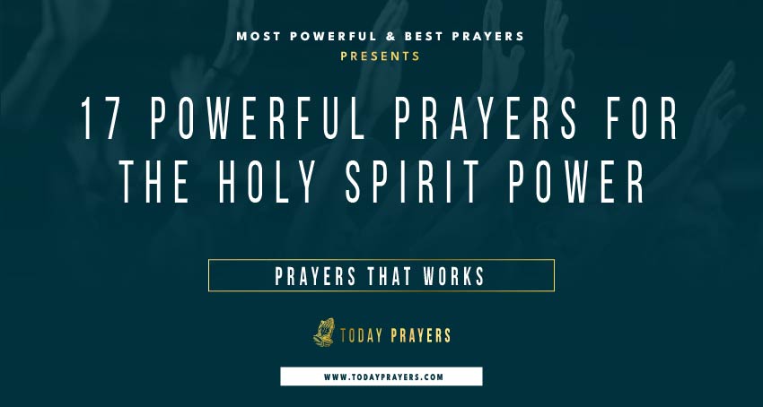 Prayers for the Holy Spirit Power