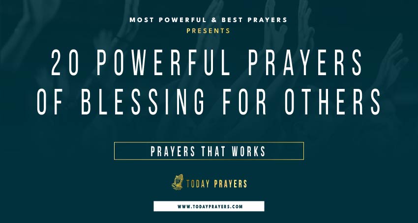 Prayers of Blessing for Others