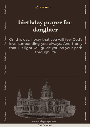 Birthday Prayer For My Little Princess